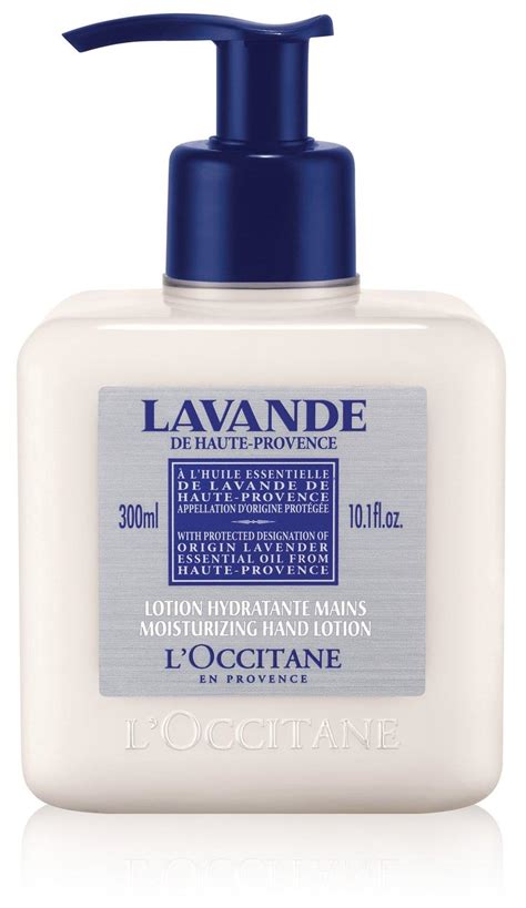 l'occitane lavender hand lotion.